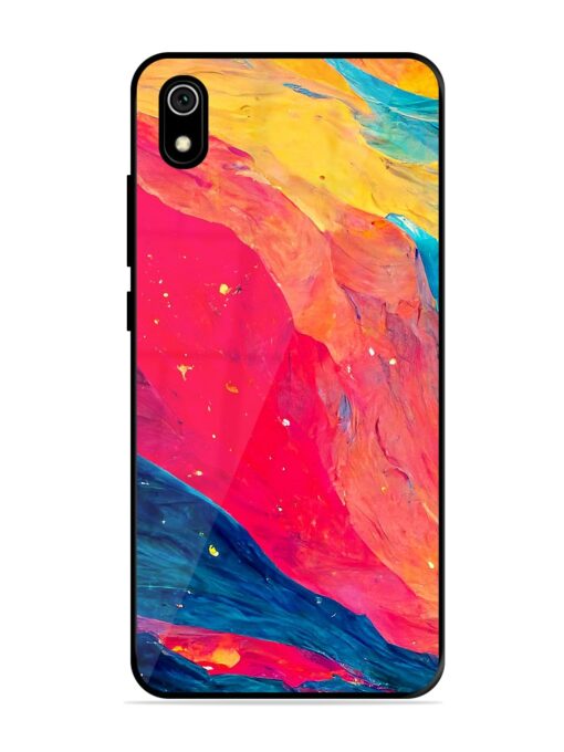 Starry Night Glossy Metal Phone Cover for Xiaomi Redmi 7A Zapvi