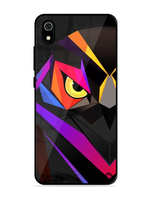 Wpap Owl Glossy Metal Phone Cover for Xiaomi Redmi 7A Zapvi