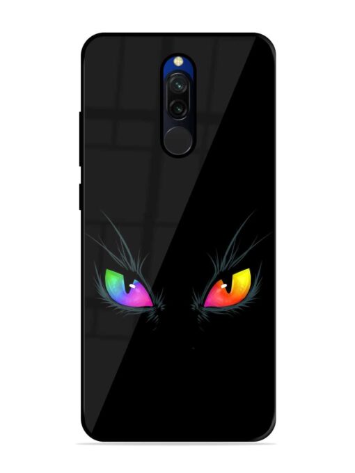 Cat Eyes Glossy Metal Phone Cover for Xiaomi Redmi 8