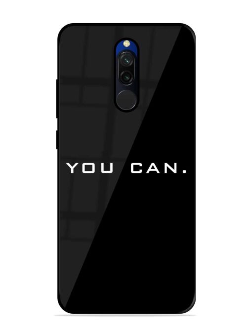 You Can Glossy Metal Phone Cover for Xiaomi Redmi 8 Zapvi