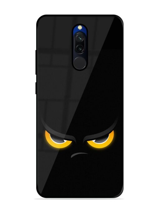 Scary Yellow Eye Glossy Metal TPU Phone Cover for Xiaomi Redmi 8