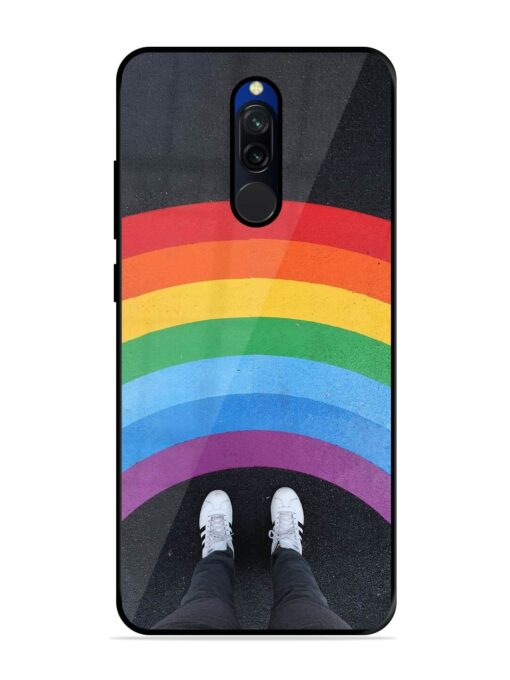 Legs Rainbow Glossy Metal TPU Phone Cover for Xiaomi Redmi 8