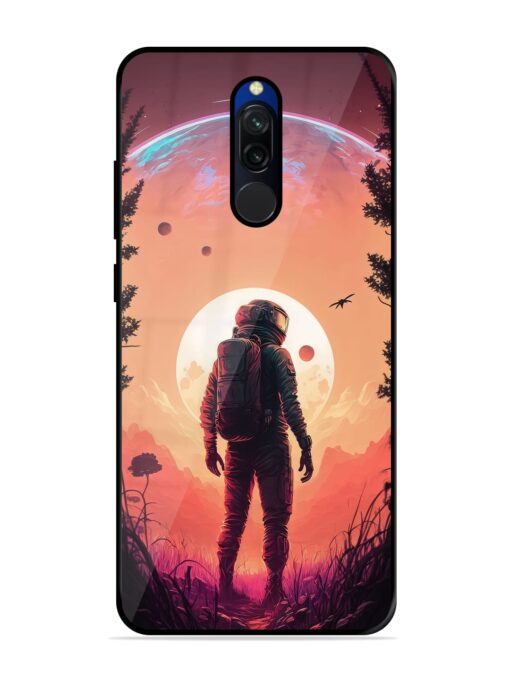 Red Sky At Morning Glossy Metal Phone Cover for Xiaomi Redmi 8