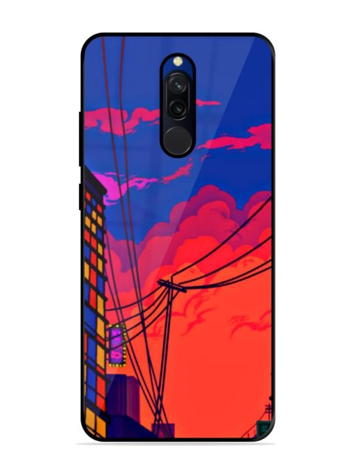 Sky At Morning Glossy Metal Phone Cover for Xiaomi Redmi 8