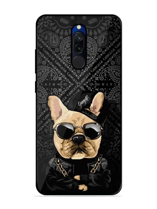 Gangsta Cool Sunmetales Dog Glossy Metal Phone Cover for Xiaomi Redmi 8