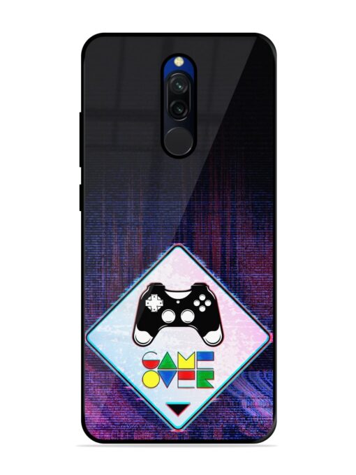 Game Over Glossy Metal Phone Cover for Xiaomi Redmi 8