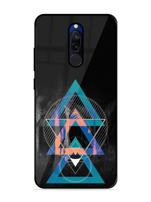 Indie Cross Glossy Metal Phone Cover for Xiaomi Redmi 8