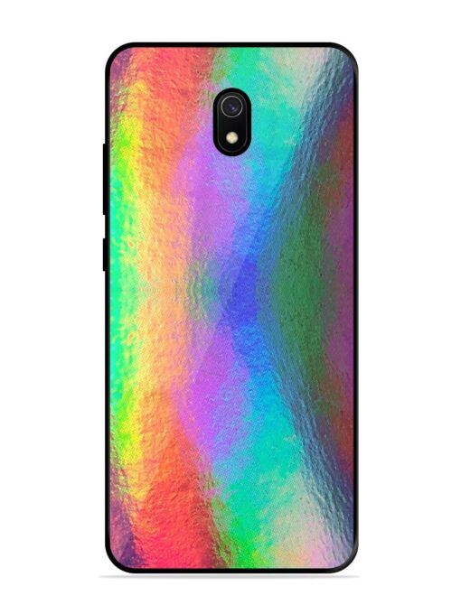 Colorful Holographic Background Glossy Metal TPU Phone Cover for Xiaomi Redmi 8A Zapvi