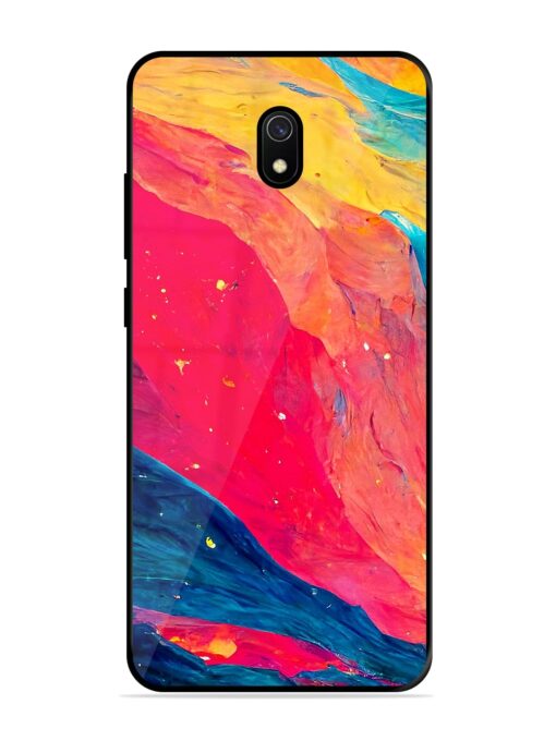 Starry Night Glossy Metal Phone Cover for Xiaomi Redmi 8A Zapvi