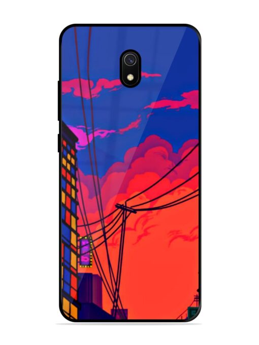 Sky At Morning Glossy Metal Phone Cover for Xiaomi Redmi 8A Zapvi