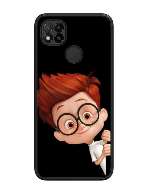 Smart Boy Cartoon Glossy Metal Phone Cover for Xiaomi Redmi 9 Zapvi