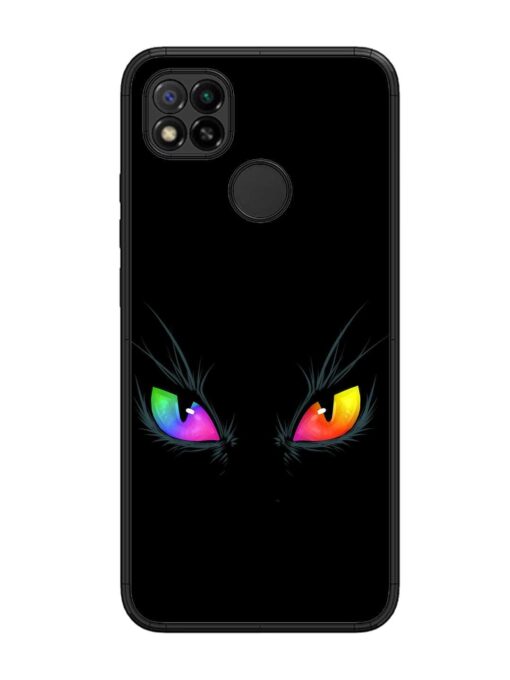 Cat Eyes Glossy Metal Phone Cover for Xiaomi Redmi 9