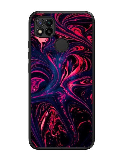 Abstract Background Glossy Metal Phone Cover for Xiaomi Redmi 9 Zapvi