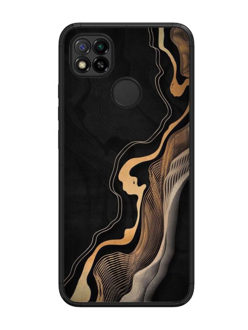 Abstract Art Glossy Metal TPU Phone Cover for Xiaomi Redmi 9 Zapvi