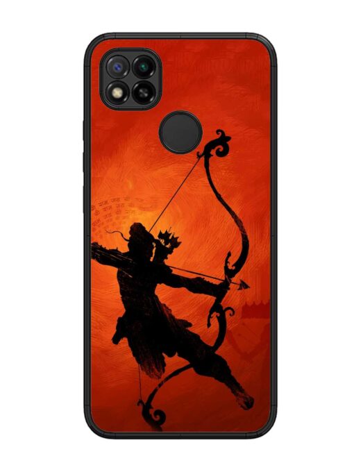 Illustration Lord Rama Glossy Metal Phone Cover for Xiaomi Redmi 9