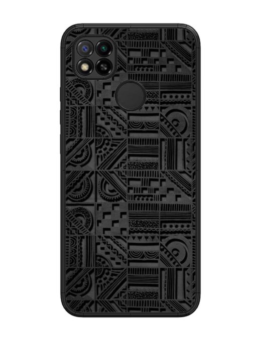 Seamless Pattern Glossy Metal Phone Cover for Xiaomi Redmi 9