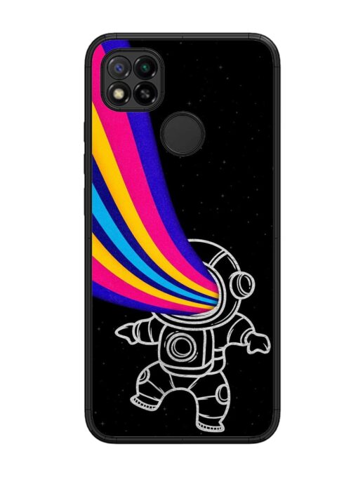 Astronaut Glossy Metal TPU Phone Cover for Xiaomi Redmi 9