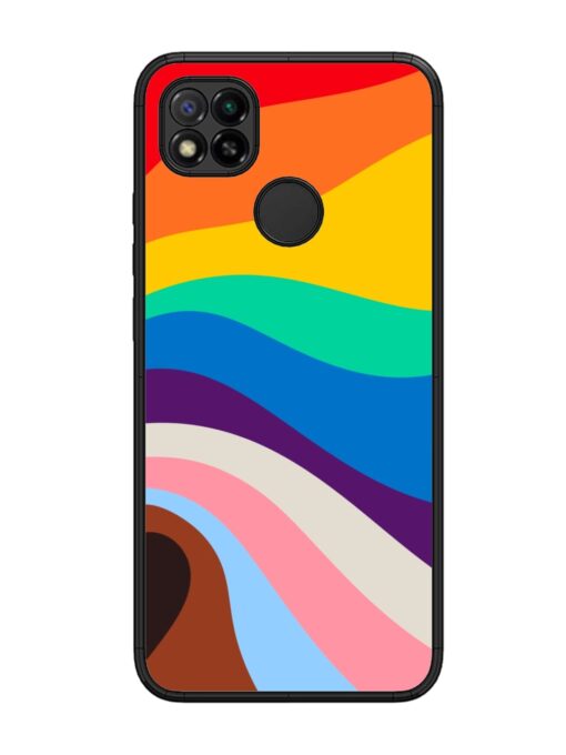 Minimal Pride Art Glossy Metal Phone Cover for Xiaomi Redmi 9