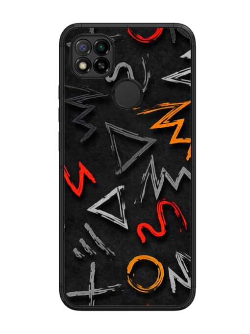 Grungy Graffiti Glossy Metal Phone Cover for Xiaomi Redmi 9 Zapvi