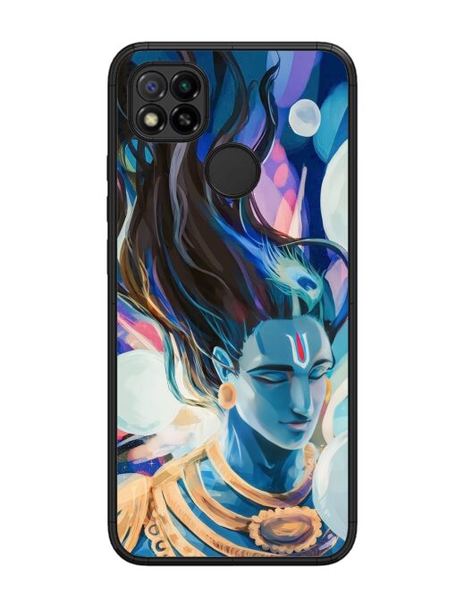 Bhagwan Sri Krishna Glossy Metal Phone Cover for Xiaomi Redmi 9