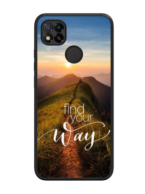 Find Your Way Glossy Metal Phone Cover for Xiaomi Redmi 9