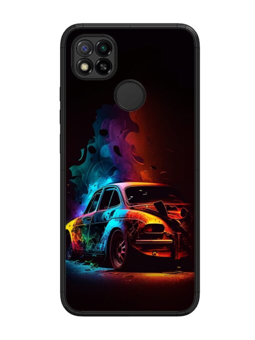 High Classic Car Art Glossy Metal Phone Cover for Xiaomi Redmi 9