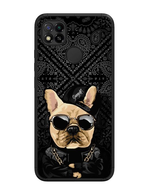 Gangsta Cool Sunmetales Dog Glossy Metal Phone Cover for Xiaomi Redmi 9