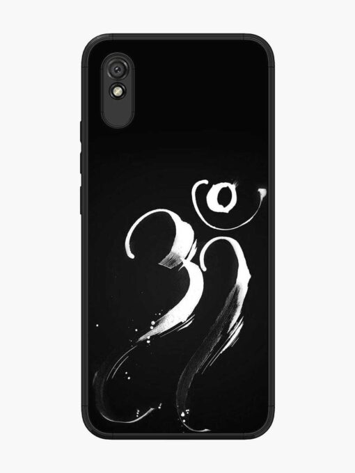 Om Logo Glossy Metal Phone Cover for Xiaomi Redmi 9A