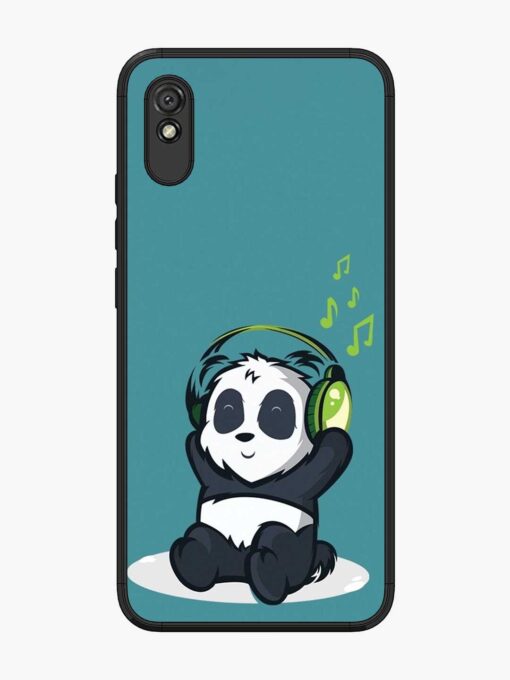 Music Panda Glossy Metal Phone Cover for Xiaomi Redmi 9A Zapvi