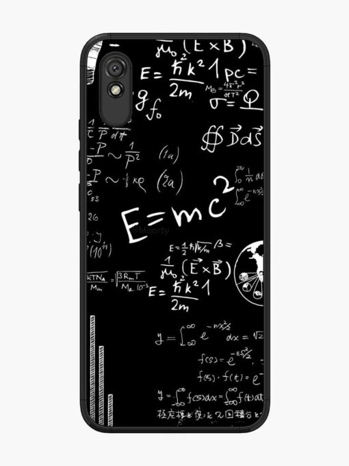 E=Mc2 Mass?Energy Equivalence Glossy Metal Phone Cover for Xiaomi Redmi 9A