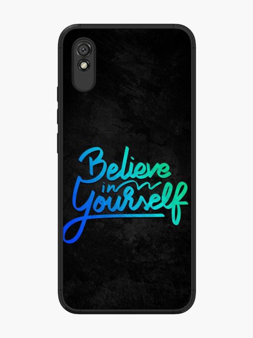 Believe In Yourself Glossy Metal Phone Cover for Xiaomi Redmi 9A Zapvi