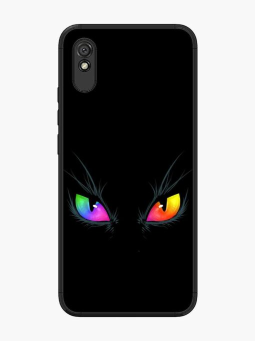 Cat Eyes Glossy Metal Phone Cover for Xiaomi Redmi 9A