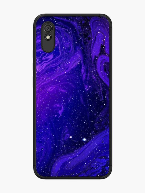 Galaxy Acrylic Abstract Art Glossy Metal Phone Cover for Xiaomi Redmi 9A