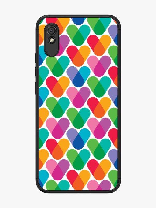 Overlapping Colors Colorful Glossy Metal TPU Phone Cover for Xiaomi Redmi 9A Zapvi