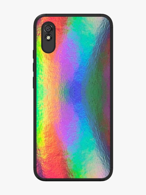 Colorful Holographic Background Glossy Metal TPU Phone Cover for Xiaomi Redmi 9A Zapvi