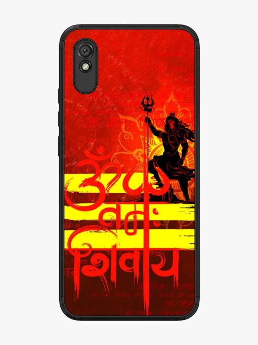 Illustration Lord Shiva Glossy Metal TPU Phone Cover for Xiaomi Redmi 9A