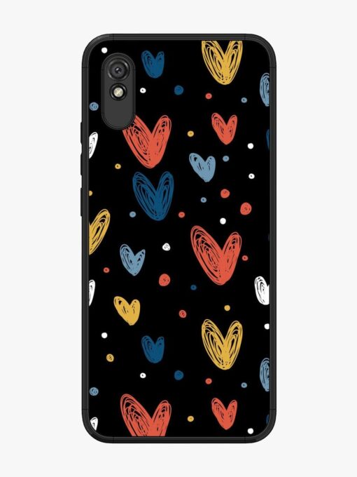 Happy Valentines Day Glossy Metal TPU Phone Cover for Xiaomi Redmi 9A Zapvi