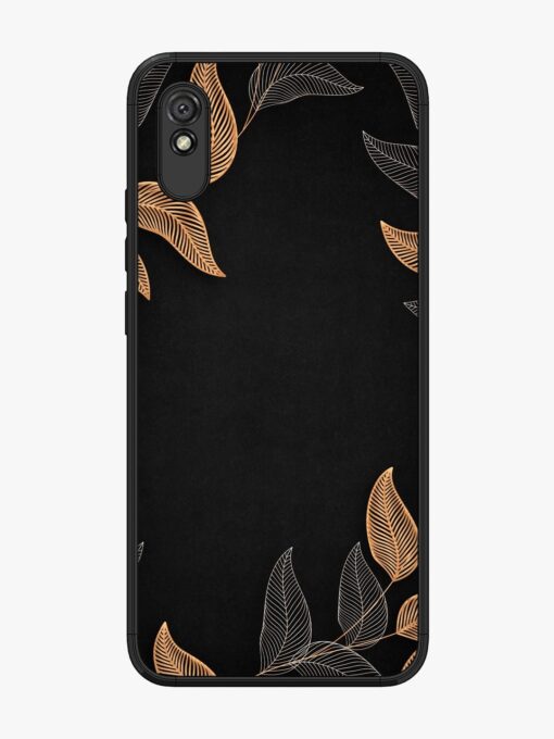 Foliage Art Glossy Metal Phone Cover for Xiaomi Redmi 9A Zapvi