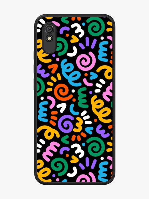 Colorful Seamless Vector Glossy Metal Phone Cover for Xiaomi Redmi 9A