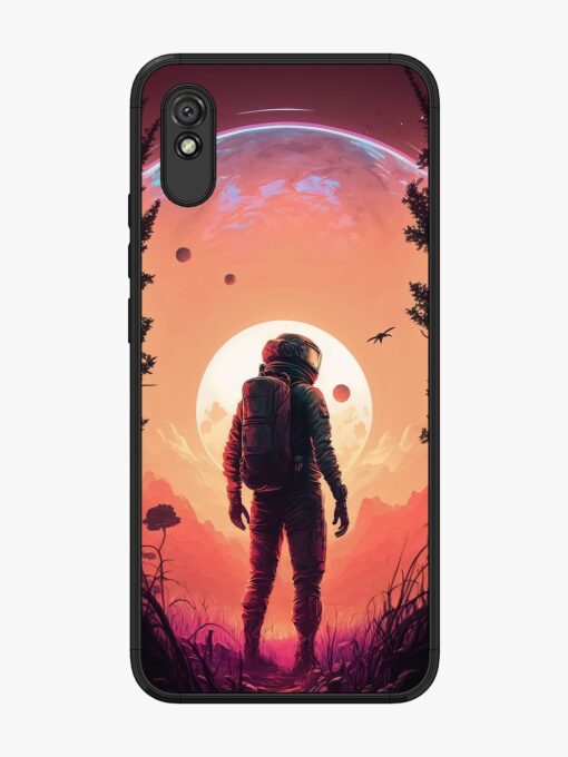 Red Sky At Morning Glossy Metal Phone Cover for Xiaomi Redmi 9A Zapvi