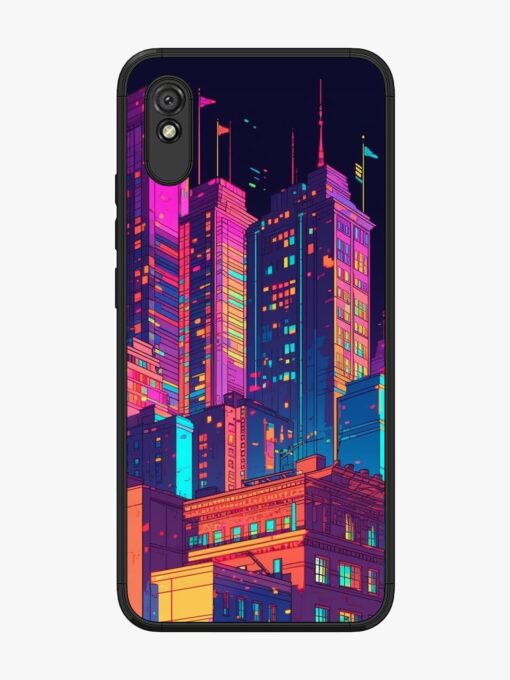 City View Glossy Metal Phone Cover for Xiaomi Redmi 9A Zapvi