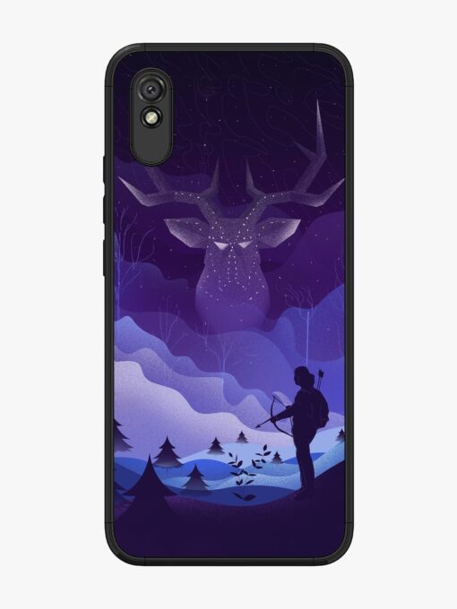 Deer Forest River Glossy Metal Phone Cover for Xiaomi Redmi 9A