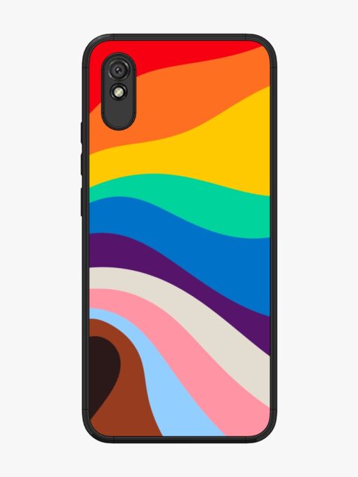 Minimal Pride Art Glossy Metal Phone Cover for Xiaomi Redmi 9A