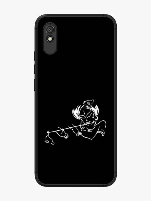 Krishna Flute Glossy Metal Phone Cover for Xiaomi Redmi 9A