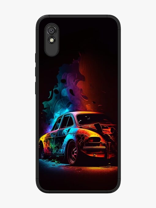 High Classic Car Art Glossy Metal Phone Cover for Xiaomi Redmi 9A