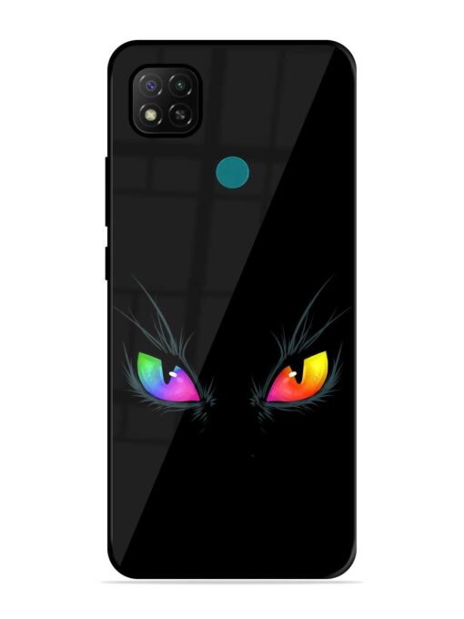 Cat Eyes Glossy Metal Phone Cover for Xiaomi Redmi 9 Activ Zapvi