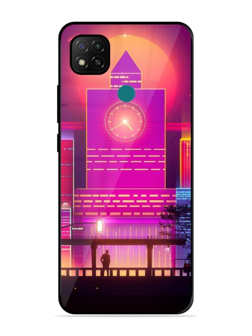 Clock Tower Glossy Metal TPU Phone Cover for Xiaomi Redmi 9 Activ Zapvi