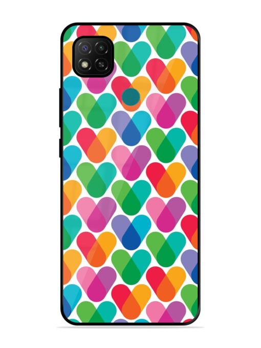 Overlapping Colors Colorful Glossy Metal TPU Phone Cover for Xiaomi Redmi 9 Activ Zapvi