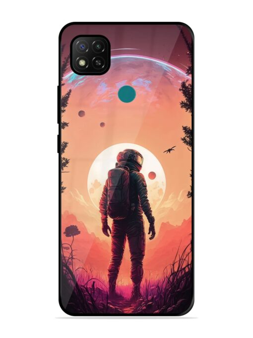 Red Sky At Morning Glossy Metal Phone Cover for Xiaomi Redmi 9 Activ Zapvi