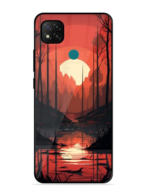 Natural Landscape Glossy Metal Phone Cover for Xiaomi Redmi 9 Activ Zapvi